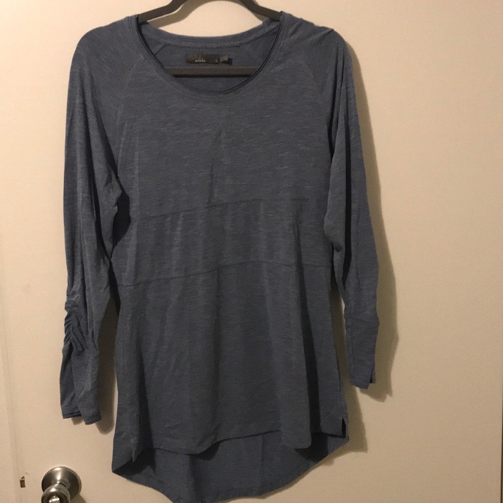 Blue prAna long sleeve shirt